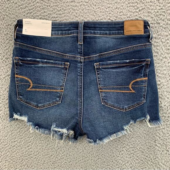 American Eagle Super Stretch Hi-Rise Shortie Women's Shorts  NWT  -   Size:  6 - Picture 3 of 14